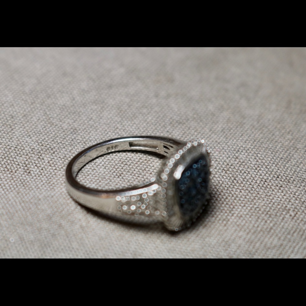 925 Sterling Silver Micro Paved Ring - image 7